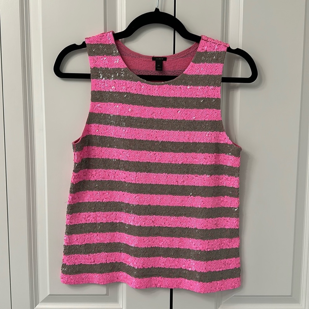 Sequined tank